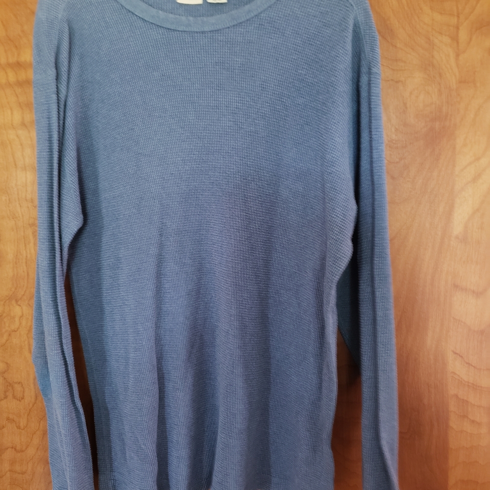 Falls Creek Men's Long Sleeve Thermal Tee in Slate Blue